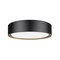 Z-Lite Kawan 1 Light Flush Mount, 12in. W x 5.25in. L, Matte Black and Modern Gold 1014F12-MB-MGLD-LED - alternate 8